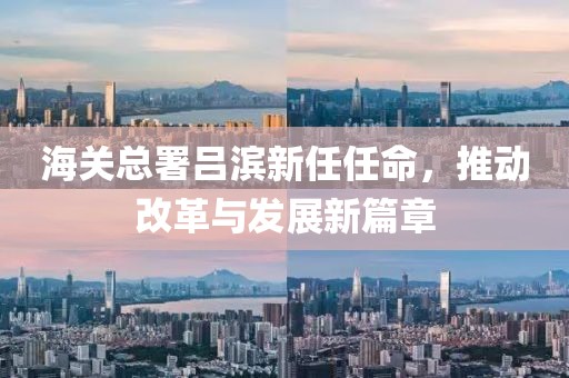 海關(guān)總署呂濱新任任命，推動(dòng)改革與發(fā)展新篇章