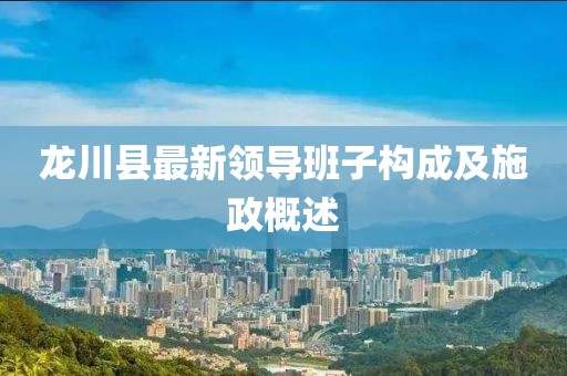 龍川縣最新領導班子構成及施政概述