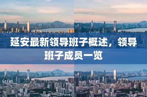 延安最新領(lǐng)導(dǎo)班子概述，領(lǐng)導(dǎo)班子成員一覽