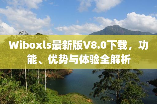 Wiboxls最新版V8.0下載，功能、優(yōu)勢與體驗全解析