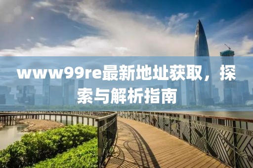 www99re最新地址獲取，探索與解析指南