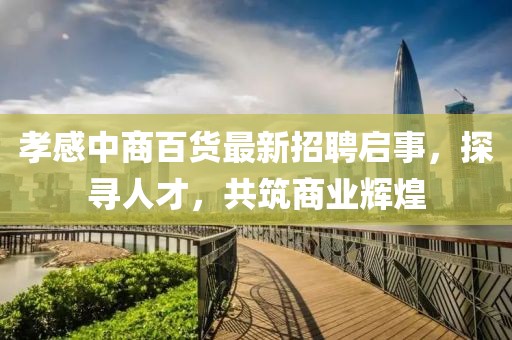 孝感中商百貨最新招聘啟事，探尋人才，共筑商業(yè)輝煌