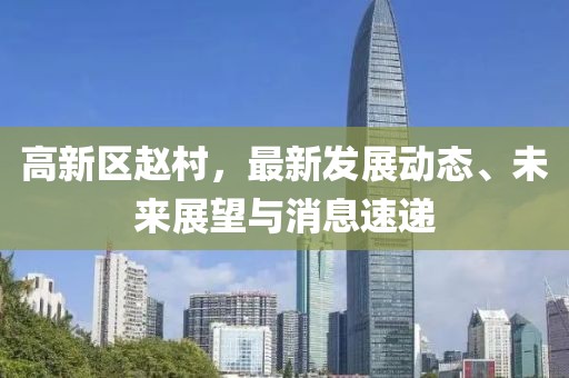 高新區(qū)趙村，最新發(fā)展動(dòng)態(tài)、未來展望與消息速遞