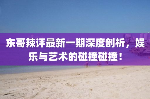 東哥辣評最新一期深度剖析，娛樂與藝術(shù)的碰撞碰撞！
