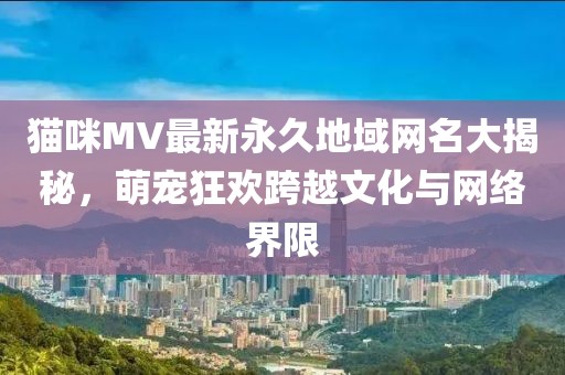 貓咪MV最新永久地域網(wǎng)名大揭秘，萌寵狂歡跨越文化與網(wǎng)絡(luò)界限