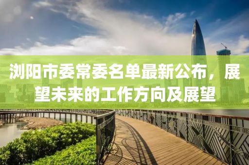 瀏陽(yáng)市委常委名單最新公布，展望未來(lái)的工作方向及展望