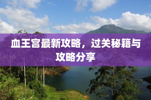 血王宮最新攻略，過(guò)關(guān)秘籍與攻略分享