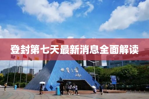登封第七天最新消息全面解讀