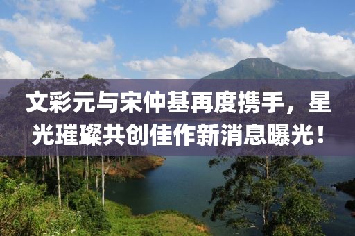 文彩元與宋仲基再度攜手，星光璀璨共創(chuàng)佳作新消息曝光！