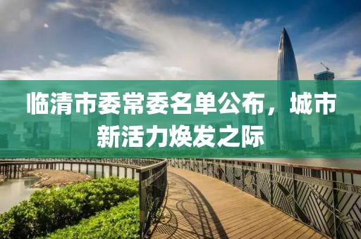 臨清市委常委名單公布，城市新活力煥發(fā)之際