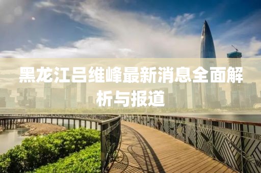 黑龍江呂維峰最新消息全面解析與報(bào)道