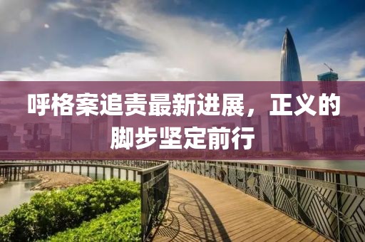 呼格案追責(zé)最新進(jìn)展，正義的腳步堅定前行