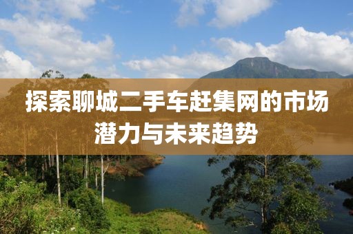 探索聊城二手車趕集網(wǎng)的市場潛力與未來趨勢