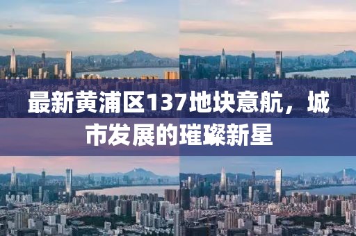 最新黃浦區(qū)137地塊意航，城市發(fā)展的璀璨新星