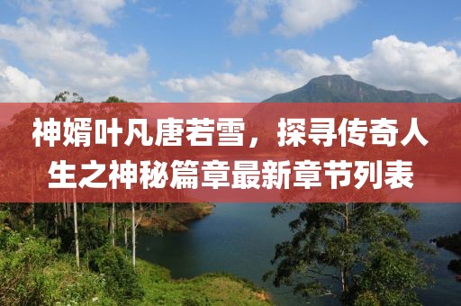神婿葉凡唐若雪，探尋傳奇人生之神秘篇章最新章節(jié)列表