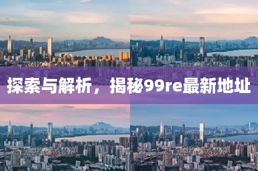 探索與解析，揭秘99re最新地址