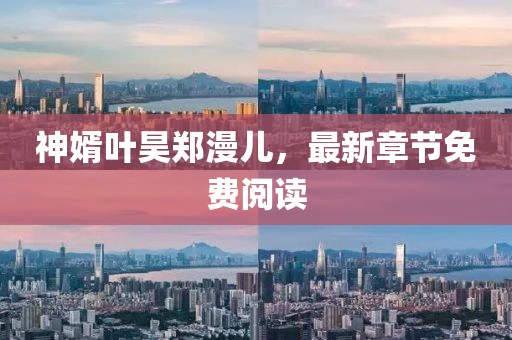 神婿葉昊鄭漫兒，最新章節(jié)免費閱讀