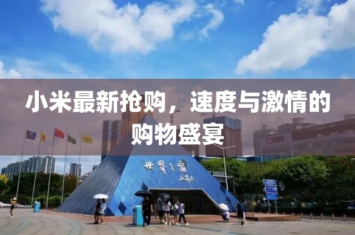 小米最新?lián)屬?，速度與激情的購物盛宴