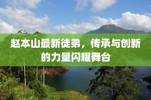 趙本山最新徒弟，傳承與創(chuàng)新的力量閃耀舞臺(tái)